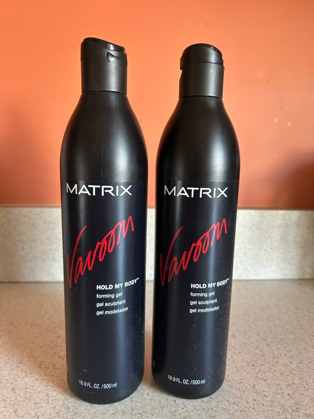 Matix Vavoom Hold My Body Forming Gel - Black with Red Script